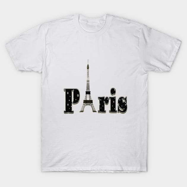 PARIS Pop Art T-Shirt by BruceALMIGHTY Baker